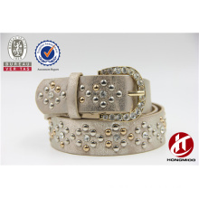 Fascinating belt decorations with rhinestone rivet belt for women